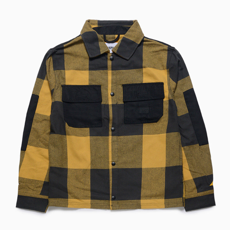 Camisa Caterpillar Amarillo FLANNEL SNAP FRONT SHIRT JACKET - foto 10